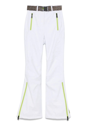 Khrisjoy glitter-detail ski bottoms - White