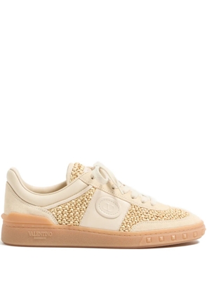 Valentino Garavani Upvillage woven VLogo sneakers - Neutrals