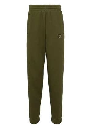 Maison Kitsuné signature fox motif track pants - Green