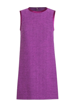Dolce & Gabbana DNA tweed mini dress - Purple