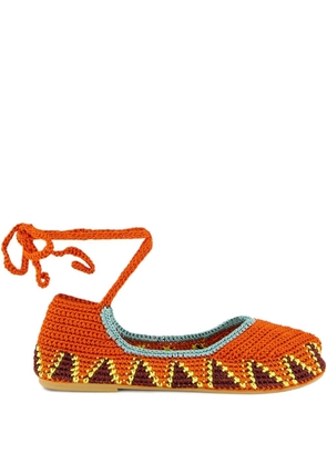 KASHURA crochet ballet flats - 13