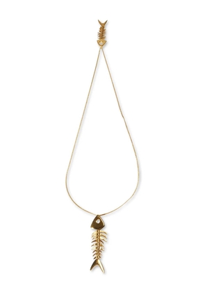 Osklen Pirarucu scapular necklace - Gold
