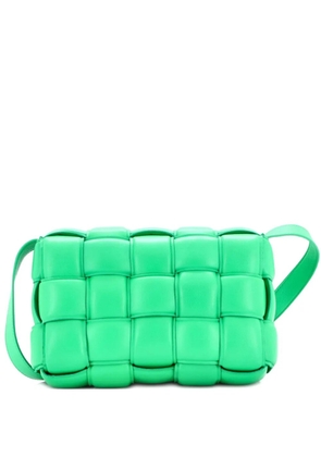 Bottega Veneta Pre-Owned Cassette Padded Maxi Intrecciato Leather crossbody bag - Green