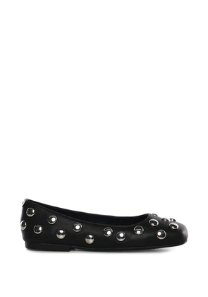 Michael Michael Kors studded leather ballet flats - Black