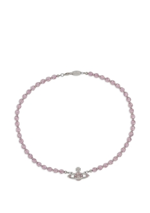 Vivienne Westwood Messaline choker necklace - Silver
