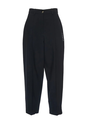 Marni embroidery straight trousers - Black