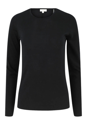 Kinross Cashmere long-sleeve crewneck top - Black