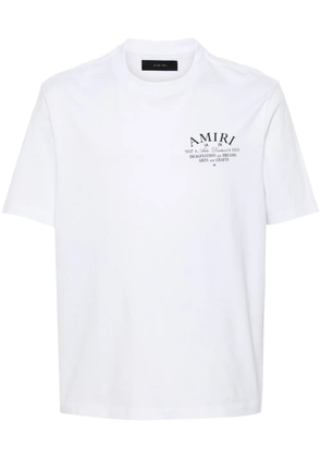 AMIRI logo-print cotton T-shirt - White