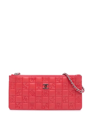 CHANEL Pre-Owned 2004-2005 Lambskin Precious Symbols Pochette shoulder bag - Pink