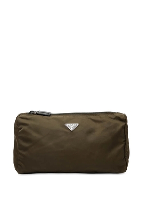 Prada Pre-Owned 2000-2013 Tessuto pouch - Brown