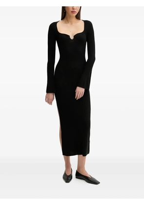 FROM FUTURE heart-detail dress - Black