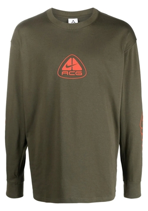 Nike ACG logo-print T-shirt - Green