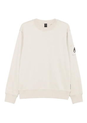 Moose Knuckles logo-patch sweatshirt - Neutrals