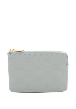 Celine Pre-Owned Triomphe leather wallet - Blue