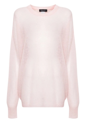 Fabiana Filippi drop-shoulder brushed jumper - Pink