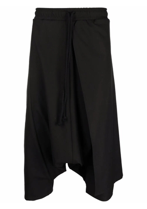 Alchemy drop-crotch shorts - Black
