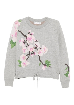 Oscar de la Renta graphic print sweatshirt - Grey