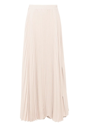 STYLAND pleated long skirt - Neutrals