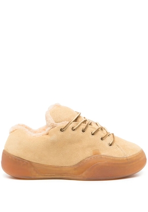 ERL suede vamp skate sneakers - Brown