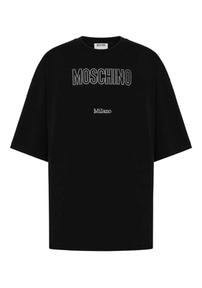 Moschino logo-print T-shirt - Black