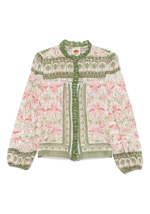 FARM Rio floral-print shirt - Pink