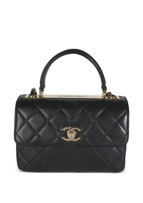 CHANEL Pre-Owned 2021-2024 small Trendy CC quilted cross body bag - Black