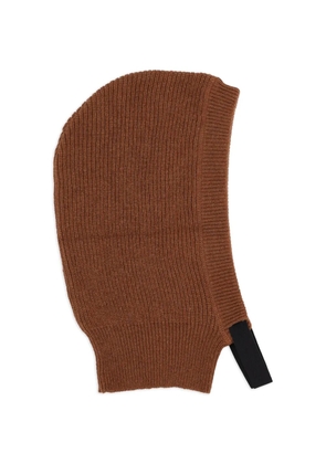 Margaret Howell knitted balaclava - Brown