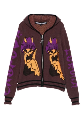 Chopova Lowena Tammie Jo hooded cardigan - Black