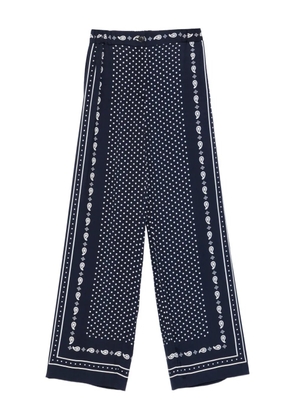 Maje polka-dot trousers - Blue