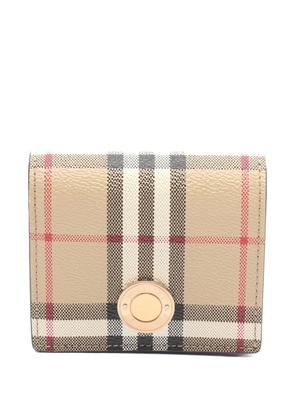 Burberry Pre-Owned check bi-fold wallet - Neutrals