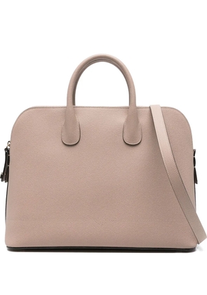 Valextra large MyLogo Bowling tote bag - Neutrals