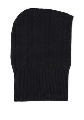 Max Mara ribbed cashmere balaclava - Black