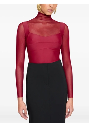 Atu Body Couture panelled bodysuit - Red