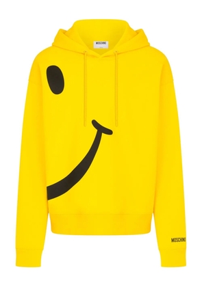 Moschino graphic-print hoodie - Yellow