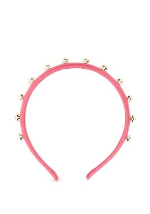RED(V) embellished headband - Pink