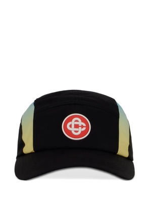 Casablanca logo-patch baseball cap - Black