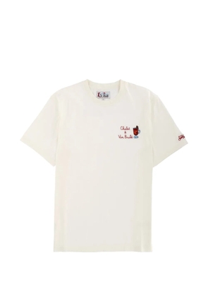 MC2 Saint Barth embroidery T-shirt - Neutrals