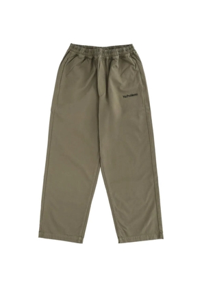 NO PROBLEMO logo elasticated-waist trousers - Green