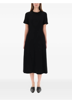 Theory short-sleeve A-line midi dress - Black