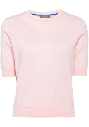 N.Peal fine-knit T-shirt - Pink