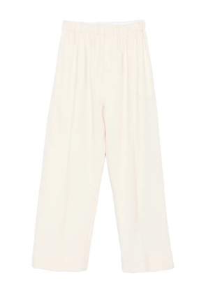 Carven wool high-waisted trousers - White