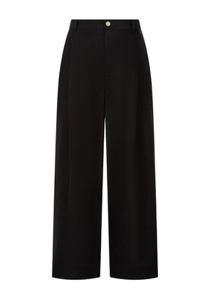 TOMBOY button-detail cotton trousers - Black