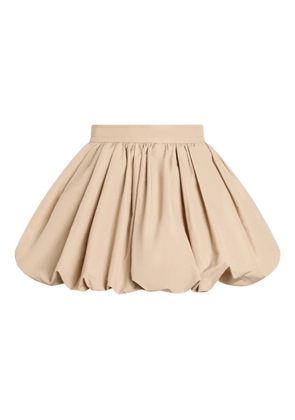Patou bloomer mini pleated skirt - Neutrals