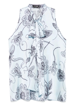 STYLAND floral-print blouse - Blue