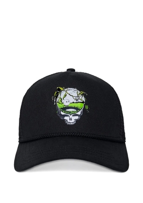 Malbon Golf x Grateful Dead printed cap - Black
