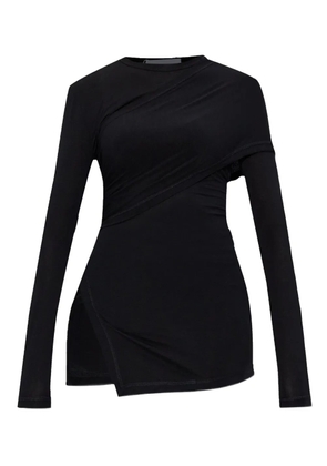 Helmut Lang asymmetric blouse - Black