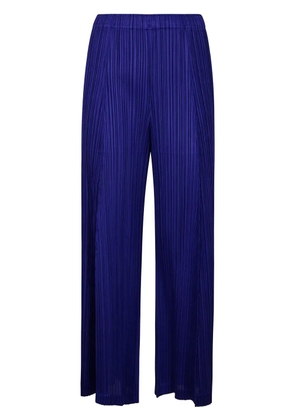 Pleats Please Issey Miyake pleated trousers - Blue