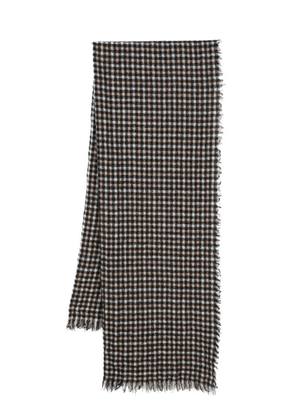 Faliero Sarti checked scarf - Black