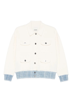 SANDRO long-sleeve cardigan - Neutrals