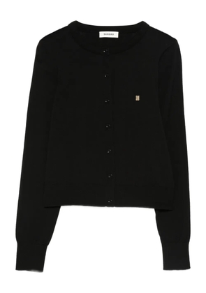 SANDRO round-neck cardigan - Black